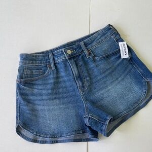 Old Navy High Rise OG Straight Denim Shorts Size 6  NWT